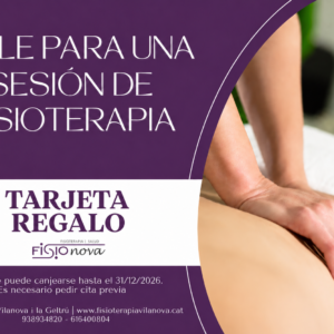 1 sesión de fisioterapia